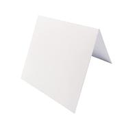 Florence Liso en Blanco, Acuarela 300 GSM, 50 unidades, Crea Tarjetas de Cumpleaños, Invitaciones de Boda y Otras Manualidades de Papel, 15,5 x 15,5 cm