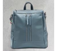 Florence Mochila Bolso Mujer Cuero Genuino Azul Taubenblau ORF100M
