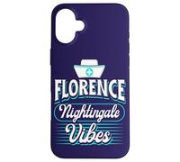 Florence Nightingale Vibes Cita Cuidado de la Salud Enfermera Orgullosa Carcasa para iPhone 16 Plus