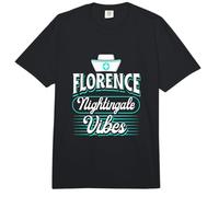 Florence Nightingale Vibes Cita Cuidado de la Salud Enfermera Orgullosa Comfort Colors Adult Heavyweight T-Shirt