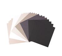 Florence Papel para álbumes de Recortes, 216 g, 15,2 x 15,2 cm, 24 Hojas, Paquete múltiple Negro, 15x15x0.8 cm