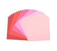 Florence Papel para álbumes de Recortes, 216 g, 30,5 x 30,5 cm, Paquete múltiple de 24 Hojas, Color Rosa, 30.5x30.5x0.7 cm