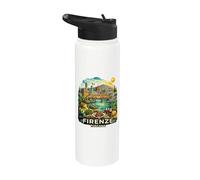 Florencia Ciudad Firenze Souvenir - Toscana Italia Stainless Steel Insulated Water Bottle
