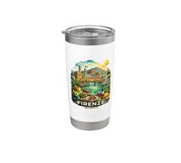 Florencia Ciudad Firenze Souvenir - Toscana Italia Vaso térmico de acero inoxidable de doble pared