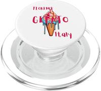 Florencia Gelato Italia helado gráfico verano italiano PopSockets PopGrip para MagSafe