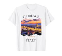 Florencia Italia Italiano Turista Souvenir Toscana Italia Camiseta