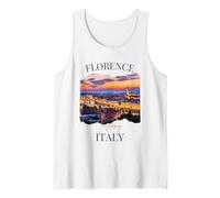 Florencia Italia Italiano Turista Souvenir Toscana Italia Camiseta sin Mangas