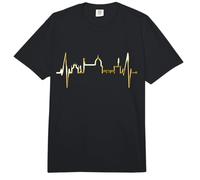 Florencia Skyline Italia Latido del Corazón Amo Firenze Comfort Colors Adult Heavyweight T-Shirt