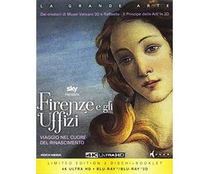 Florencia y la galería de los Uffizi / Florence and the Uffizi Gallery 3D/4K ( Firenze e gli Uffizi 3D/4K ) (3D & 2D) [ Origen Italiano, Ningun Idioma Espanol ] (Blu-Ray)