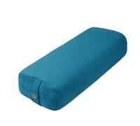Florensi Almohada de refuerzo de yoga, cojín de terciopelo de lujo para yoga restaurador, cojín rectangular grande con asa de transporte, cojín de meditación de apoyo, funda lavable a máquina y asa de