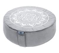 Florensi - Cojín de meditación (40,6 x 40,6 x 12,7 cm), Almohada de meditación de Terciopelo Grande, cojín de Yoga