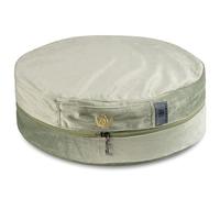 Florensi Cojín de meditación, cómoda almohada de suelo, hermosa almohada de meditación con funda de terciopelo ultrasuave, asiento grande para adultos, cojín de alforfón de yoga de alta calidad