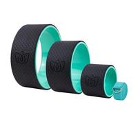 Florensi Rueda de yoga (paquete de 3), rodillo de espalda para relajación muscular, estiramiento de la rueda trasera para alivio del dolor, dolor de espalda, mensajes, círculo de yoga