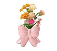 Florero De Cerámica con - Diseño Minimalista Elegante, Soporte Decorativo Multiusos | Lindo Florero Y Portalápices para Flores Secas, Hierba De Pampa, Hogar, Oficina, Escritorio, Decoración De Es