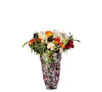 Florero de Cristal con Forma de Rosa, macetero hidropónico de Estilo Europeo for Mesa de Centro y decoración de Sala de Estar(B)