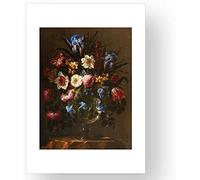"Florero de cristal", impresión oficial del Museo del Prado