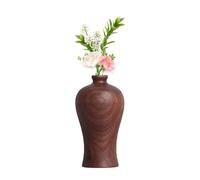 Florero de madera Boho estilo vintage decorativo, centro de mesa con macetas de flores, para regalo de cumpleaños, boda, salón, dormitorio, cocina, oficina, casa de campo,