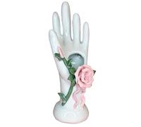 Florero de Mano - Florero de Resina de Arte Moderno con Forma de Mano | Jarrones Florales de de Escritorio, centros de Mesa, jarrones para Flores secas, Flores Artificiales, Plantas Verdes