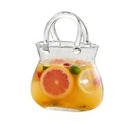 Florero De Vidrio para Monedero - Florero Transparente con Forma De Bolso Lindo, De Vidrio con Ramo Floral, Taza para Beber, Centro De Mesa Elegante para Bodas, para Cócteles, Dormitorio,