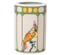 Florero Idyllia, Porcelana, Motivo de impresión de cristal, cacatúa, Pequeño, Multicolor OS