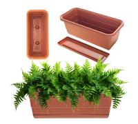 Florero KADAX incl. soporte, con o sin asas, terracota, 40 cm