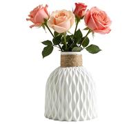 Florero pequeño, Macetero Decorativo Moderno Texturizado, Jarrones de Centro de Mesa, para Escritorio Oficina Estantería Hogar Interior Inauguración Salón Boda Mesa De Centro