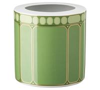 Florero Signum, Porcelana, Ancho, Verde OS