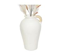 FLORERO TERRACOTA BLANCO ASA CUERDA