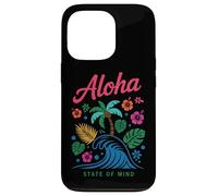 Flores Aloha State Of Mind Palm Wave Carcasa para iPhone 13 Pro