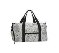 Flores Alpinas suizas Modernas de Edelweiss,Bolso Deportivo Bandolera de Mano, Bolsa de Deporte, Bolsa de Viaje de Gran Capacidad para Mujeres y Hombres.