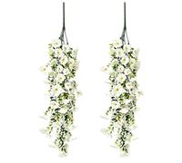 Flores Artificiales Al Aire Libre, Enredaderas De Gloria De La Mañana De Seda Resistente A Los Rayos UV, 2 Piezas, Plantas De Jardín Falsas, Decoración De Balcón, Vegetación Realista, Para Patio, Porc