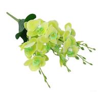 Flores artificiales aromáticas estéticas incluyendo hermosas mariposas diseñadas para eventos de celebración (verde)