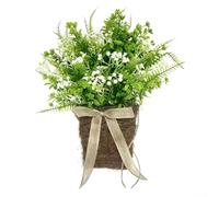Flores artificiales con tallos verdes para impresionantes ramos de boda y centros de mesa, hechas para una larga duración y fácil de organizar exhibiciones florales