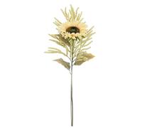 Flores artificiales de girasol Astilbe, juego de 2 unidades, 80 cm, flores de seda, flores artificiales individuales como auténticas, para jarrón, rama individual, ramas de otoño, decoración de otoño,