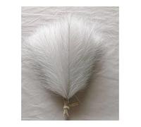 Flores artificiales de hierba de pampa sintética, color beige, 10 unidades, pequeñas pompas artificiales para decoración de jarrón, flores de pampa esponjosas falsas para decoración del hogar y boda