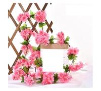 Flores Artificiales de Sakura 230 cm, for Bodas, Jardines, Fiestas, Navidad, Novias, Plantas Falsas(Roze)