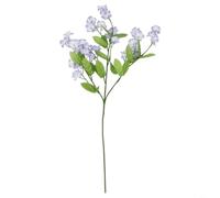 Flores artificiales de seda Forget Me Nots para decoración del hogar de larga duración, adecuadas para jarrones y arreglos florales de mesa (morado)