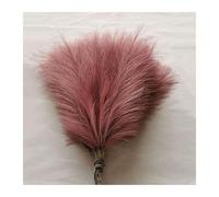 Flores Artificiales Decoracion 10/30 Uds. Decoración de Flores Artificiales Hierba Pampas esponjosa for Ramo Boda, decoración jarrón for el hogar, Planta Falsa, Flor caña(Brown Red,30pcs)