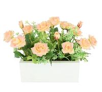 Flores Artificiales en Caja, 20 x 26 cm, Rosas Artificiales, Flores Silvestres, Flores Artificiales, decoración de Boda, decoración de Mesa, Flores de Seda, Flores Decorativas