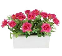 Flores Artificiales en Caja, 20 x 26 cm, Rosas Artificiales, Flores Silvestres, Flores Artificiales, decoración de Boda, decoración de Mesa, Flores de Seda, Flores Decorativas