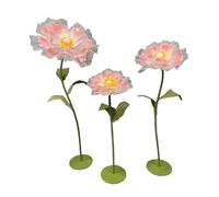 Flores Artificiales Gigantes EVA Hilo de Seda Flor Mariposa del Amor con Soporte Flexible Cifrado de Cuatro Capas Flores de Boda para Cumpleaños, Día de San Valentín, Día de La Madre(Sakuras Pinks)
