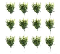 Flores artificiales hiperrealistas para decoración de césped al aire libre, plantas falsas resistentes a los rayos UV en colores mixtos, arreglos de plástico para todo tipo de clima para patio