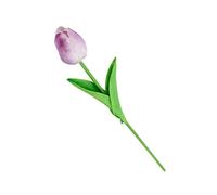 Flores artificiales para decoración, flores de primavera, arreglos florales para decoración del hogar, centros de mesa, ramo de boda, 1 pieza Lei (morado, talla única)