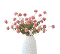 Flores Artificiales pompón de crisantemo, 8 Piezas, Mini Bolas de crisantemo Artificial, Flores de Seda Kiku, arreglos Florales para decoración de Bodas y hogares, centros de Mesa (G)