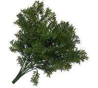 Flores artificiales reutilizables de plástico con hojas de perejil realistas, decoración del hogar, accesorios para fotos