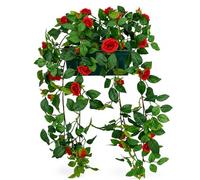 Flores Artificiales, Rosas Silvestres en Caja, 57 cm, Rosas Artificiales, Rosas Artificiales, Flores Artificiales, decoración de Boda, Flores de Seda, Flores Decorativas