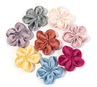flores artificiales, Satin 6-7cm Multicolor Pack of 20 for DIY Crafts and Decoration(Mixed)