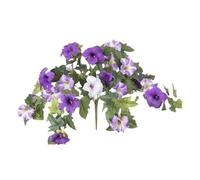 Flores Artificiales - Seda PP PU 65x40cm | Flores De Gloria De La Mañana | Petunia Colgante | Planta De Vid Sintética Resistente A Los Rayos UV Para Balcón, Jardín, Porche, Patio, Boda, Hogar, Decorac