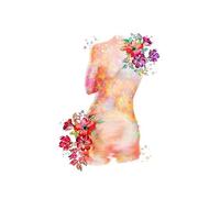 Flores belleza médica cosmética cirugía maquillaje carteles nórdicos e impresiones cuadro sobre lienzo for pared cuadros for decoración de clínica(E,20X25 cm Unframed)