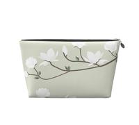 Flores Blancas Primavera, Bolsa de artículos de tocador Bolsa de Maquillaje Bolsa de cosméticos Bolsa de artículos de tocador de Viaje portátil